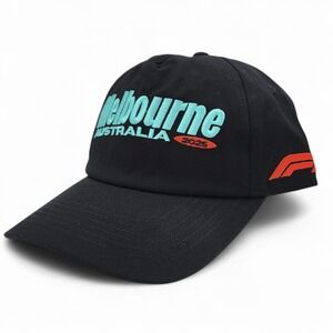 Formula 1 Melbourne Australia Southern Land Twill Snapback Hat Black NEW w/ Tag